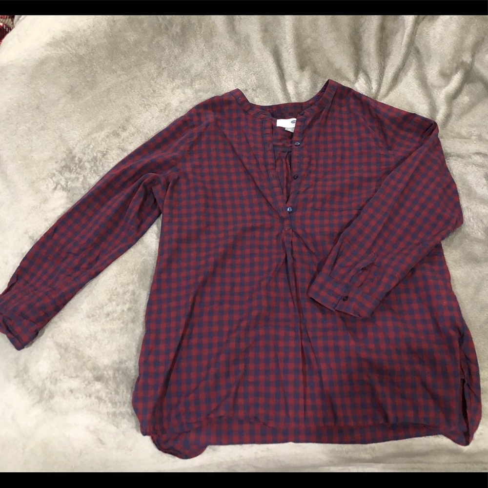 Old Navy Plaid Tunic